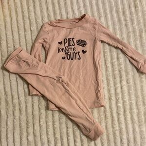 Burts Bees Baby Adorable Pink Kids Pajama Set